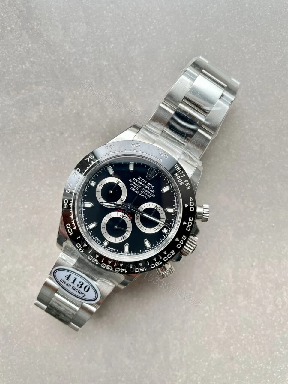 View 5 of Rolex Daytona 116500 DAYTONA 1:1 Best Edition CF 904L SS Case and Black Dial SA4130