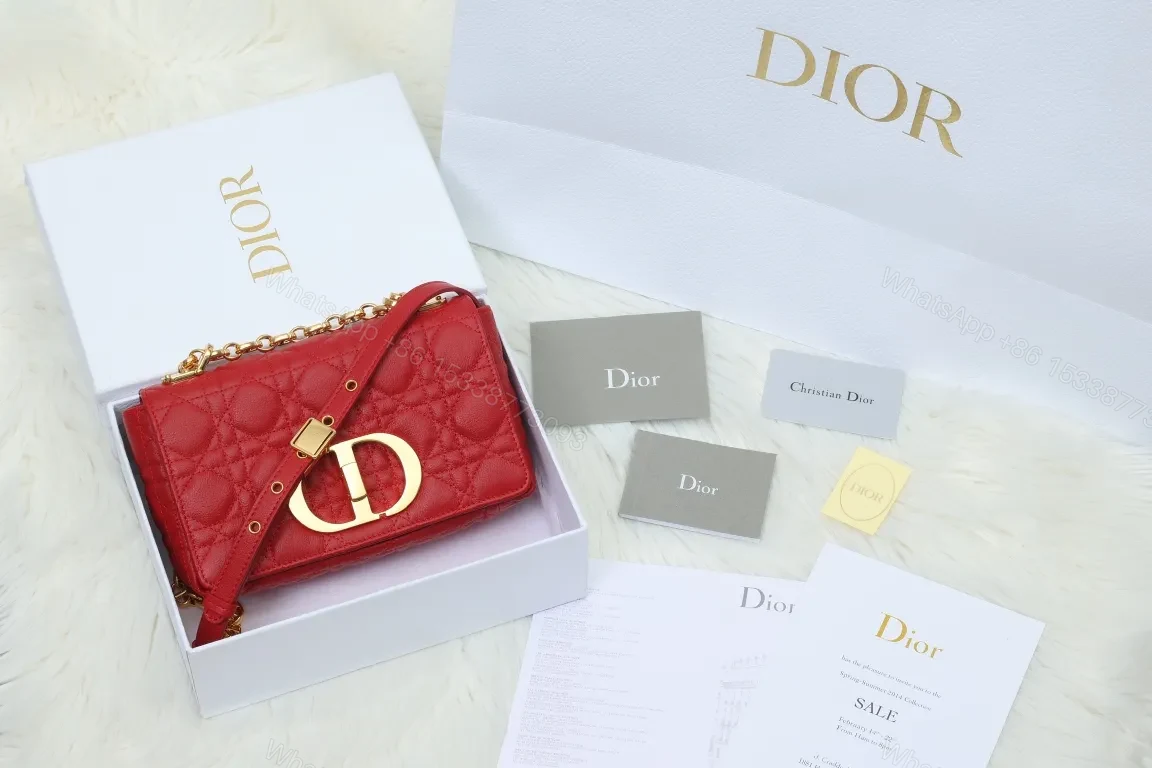 Vibrant Red Quilted Leather Shoulder Bag, Gold Hardware, Luxe Clutch-Style — view 1