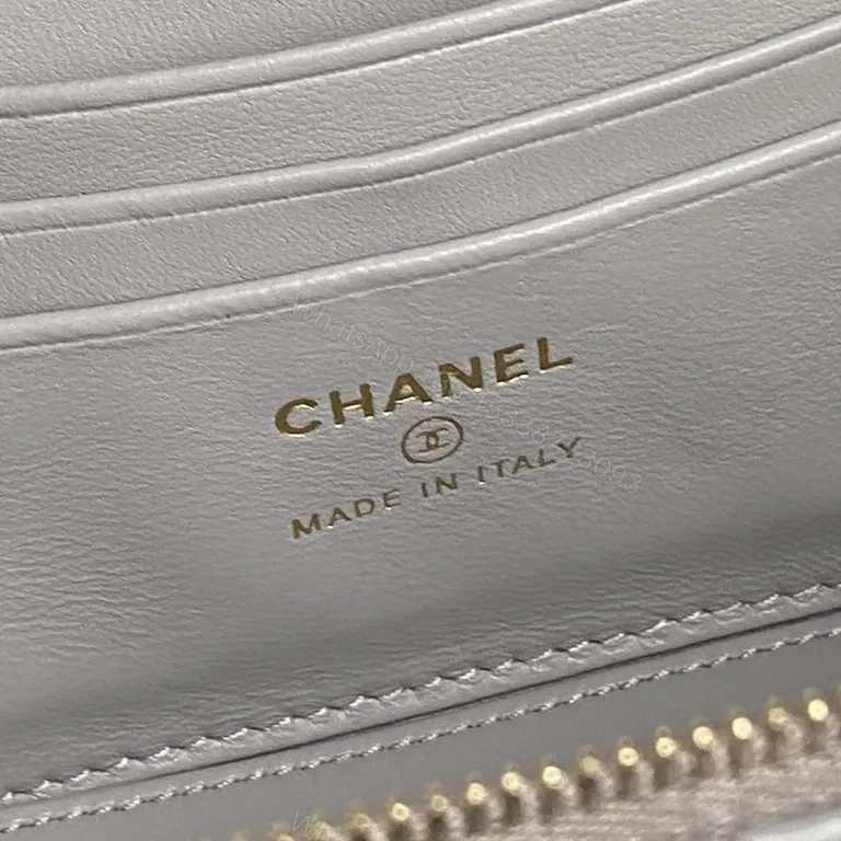 View 4 of Quilted Compact Crossbody â€“ Gold HW, Mini Chanel-Inspired Luxury
