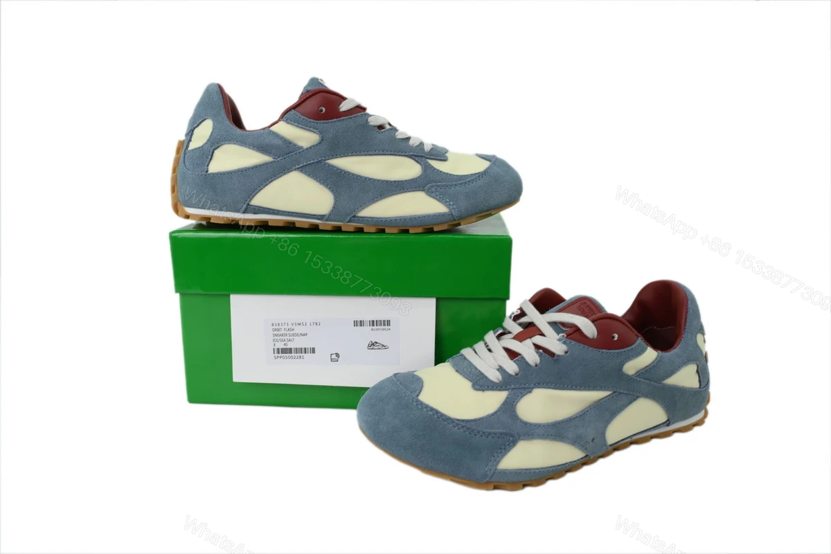 View 8 of Bottega Veneta Orbit Sneaker 'Ice Sea Salt' 838384 V3MS2 1782