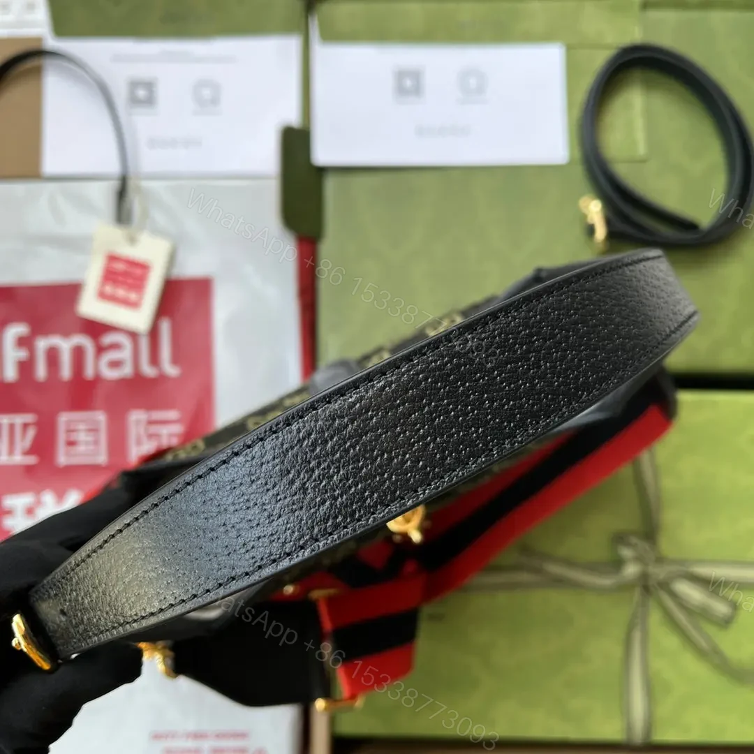 View 6 of JACKIE 1961 SMALL HANDBAG IN BLACK YELLOW DENIM