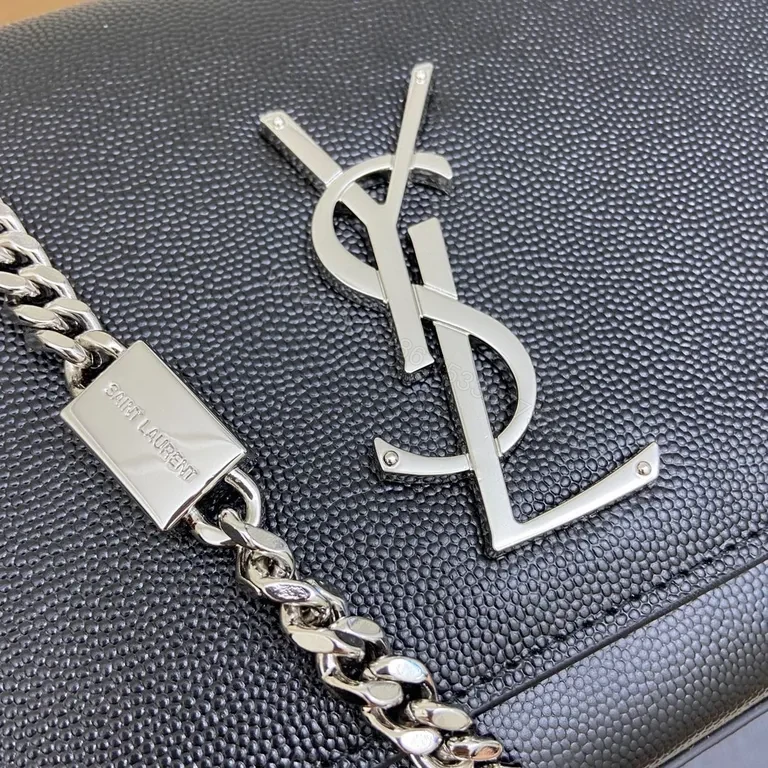 View 7 of Chic Black Leather Wallet on Chain â€” Luxury Day-to-Night