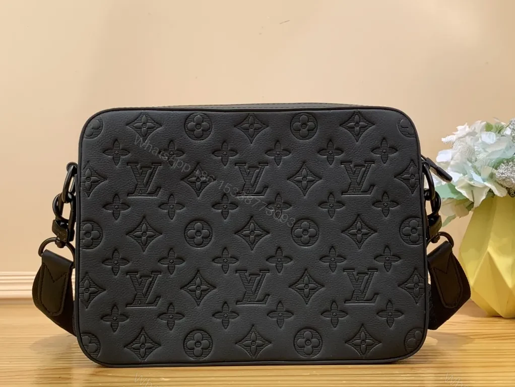View 4 of Chic Monogram Crossbody: Compact Luxury Everyday Bag