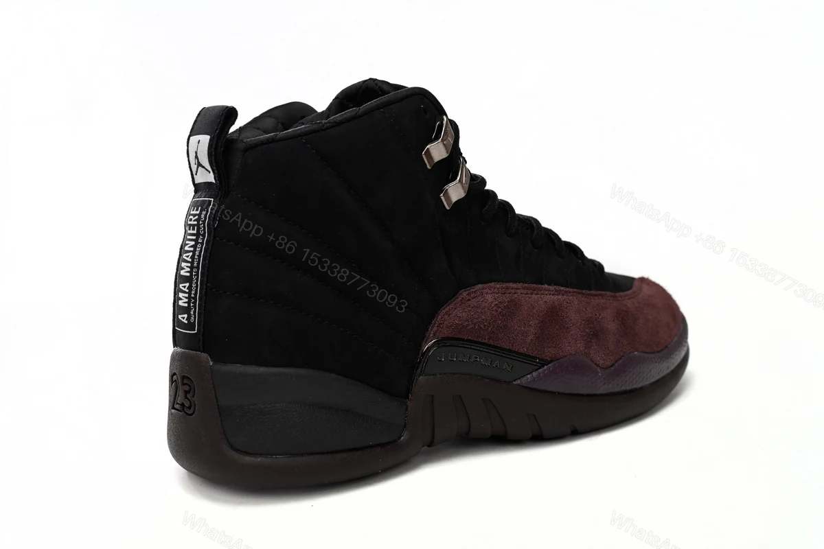 View 4 of A Ma Maniére x Air Jordan 12 Black Wine Red DV6989-001