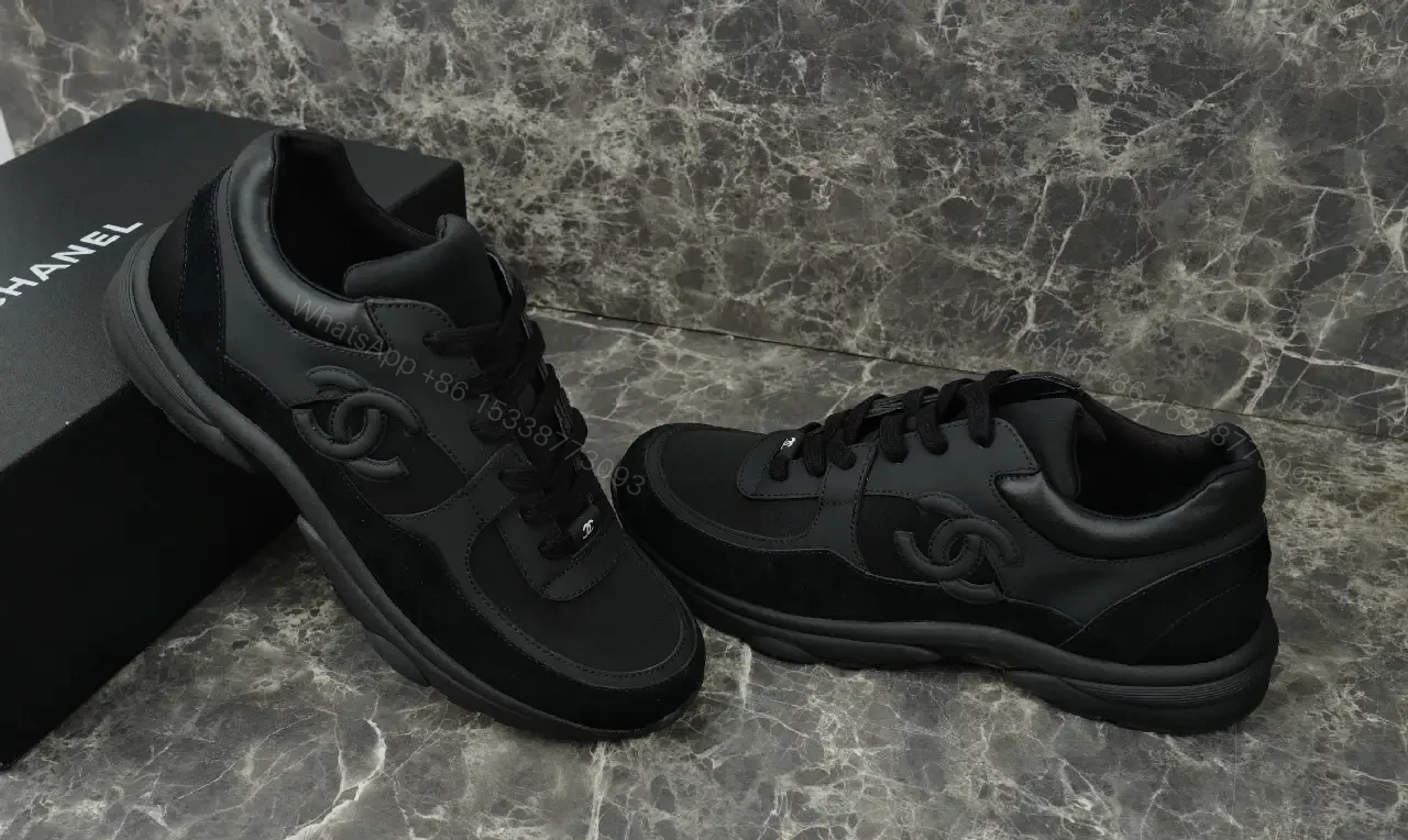 View 6 of Black Nubuck Trainers – Luxe, All‐Day Comfort, Monochrome Edge