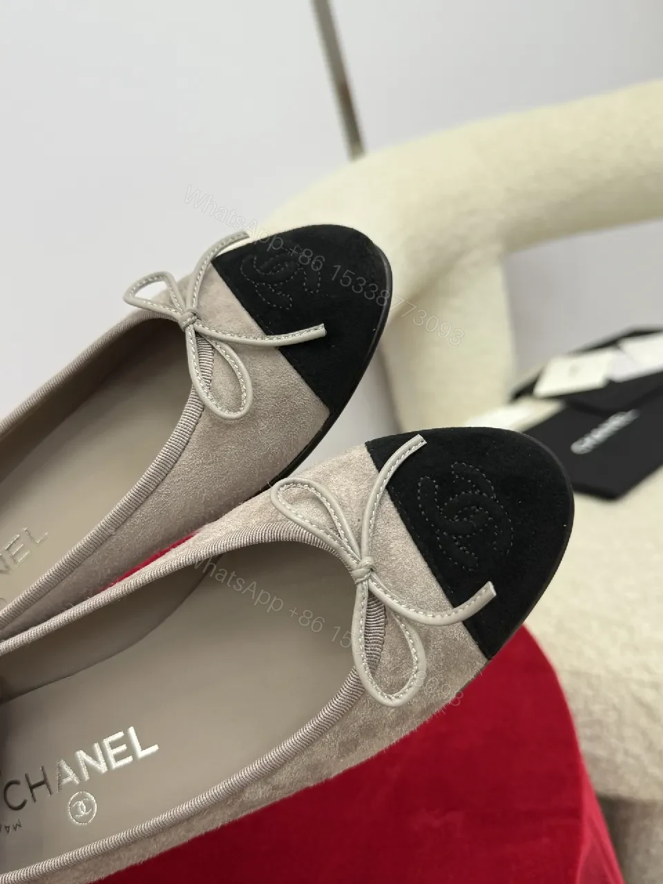 View 4 of Velvet Ballet Flats: Subtle Shine, Everyday Luxe Flats