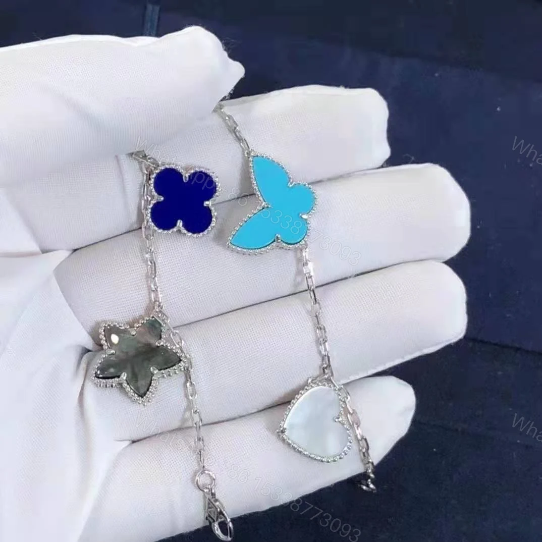 View 4 of Van Cleef & Arpels Lucky Alhambra Bracelet, 4 Motifs