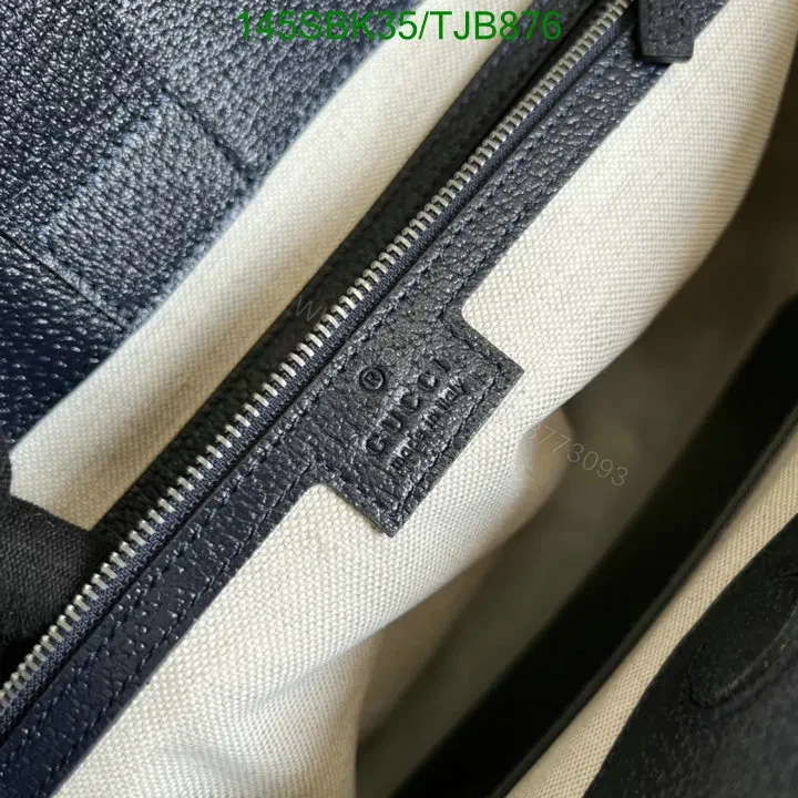 View 28 of Gucci Beige and Blue Medium Tote Bag in GG Supreme Canvas HB685