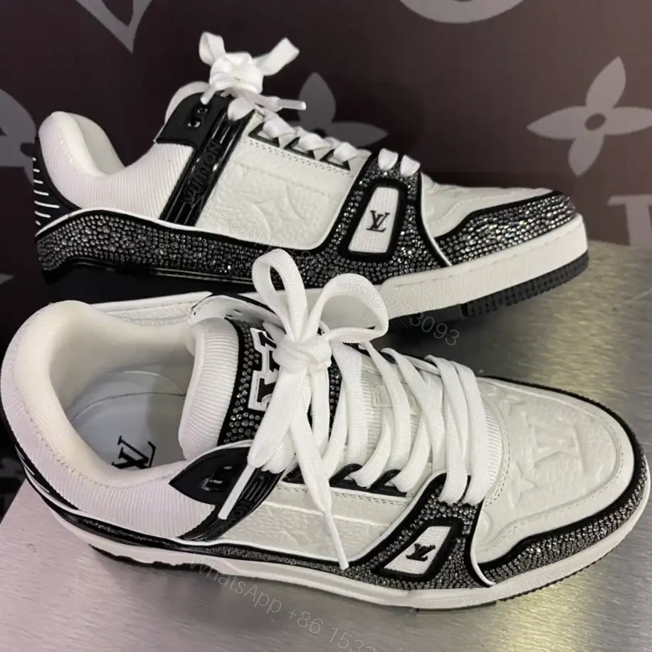 View 3 of LOUIS VUITTON LV TRAINER SNEAKER IN BLACK – LSVT361