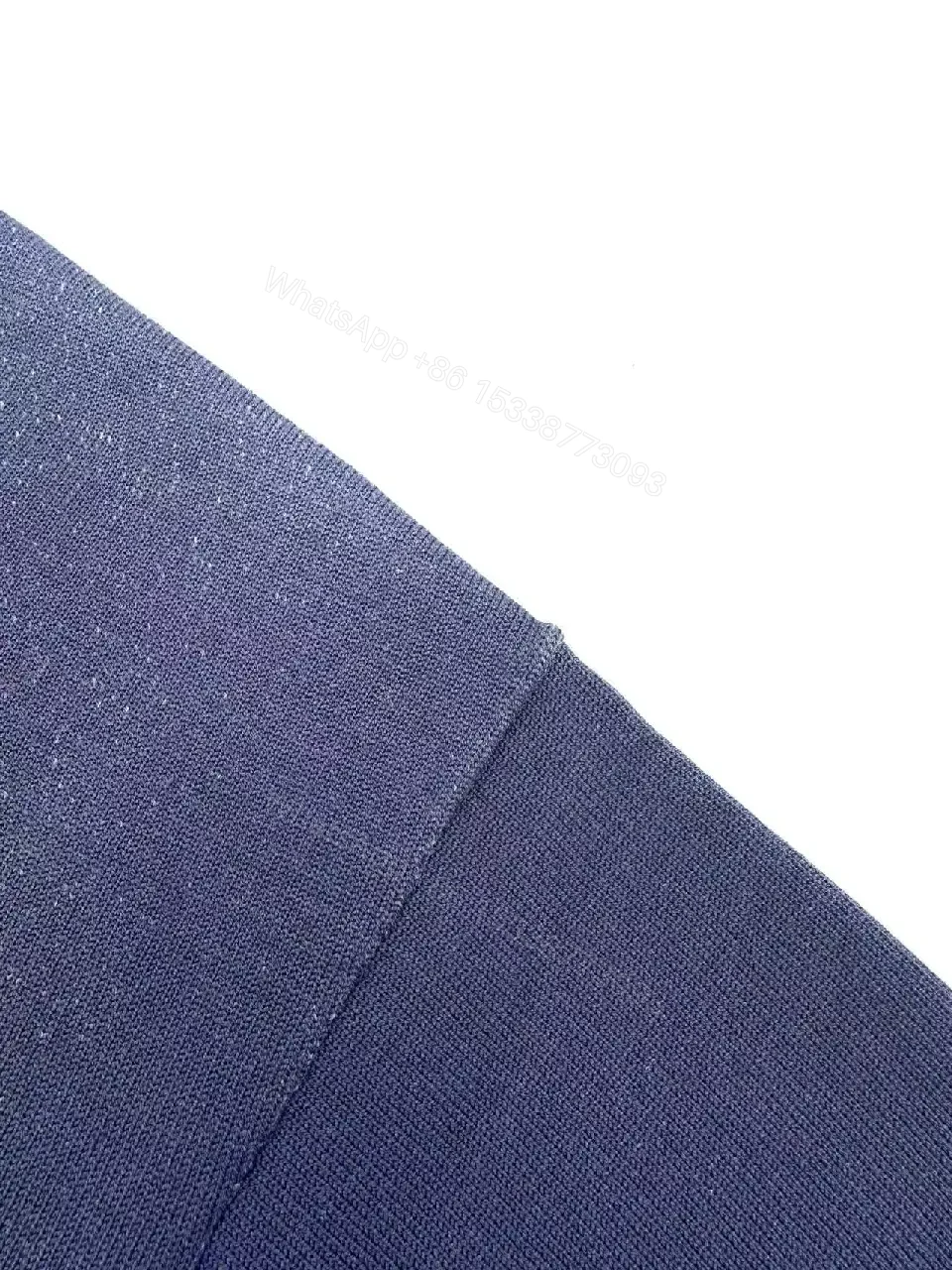 View 4 of Purple Cotton Knit T-Shirt, Dior Logo, Casual Style, Short-Sleeve Shirt