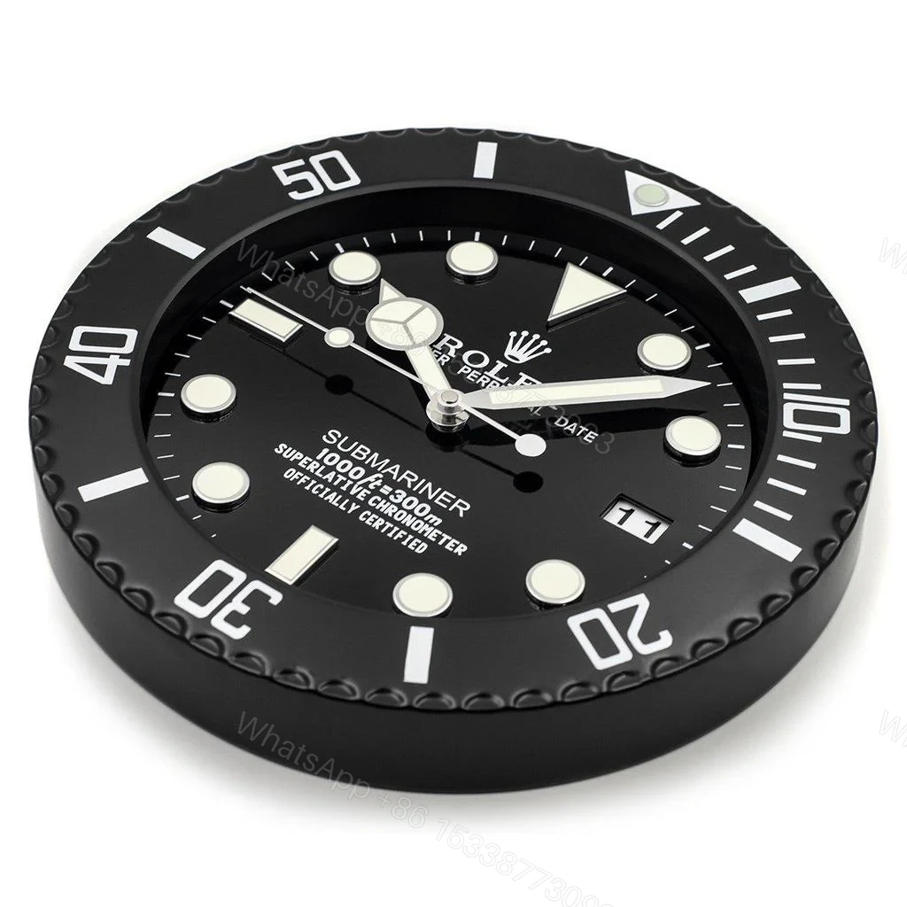 View 3 of ROLEX WALL CLOCK – SUBMARINER BLACK
