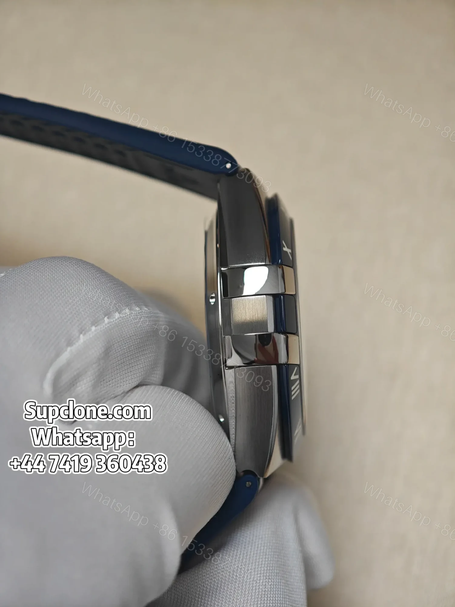 View 2 of Omega Super Clone Constellation 131.33.41.21.04.001 41mm Blue Bezel