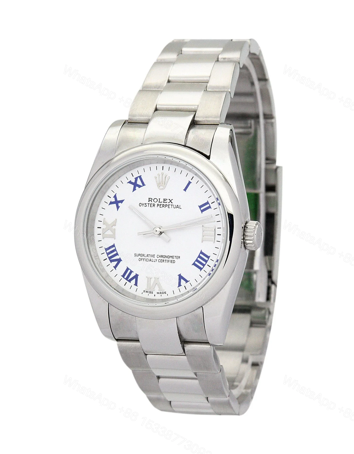 View 2 of Replica Rolex Oyster Perpetual Lady White Dial 177200 31 mm