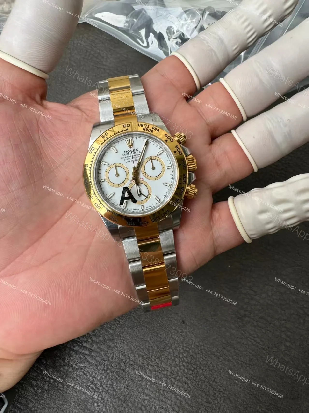View 2 of Rolex Super Clone Daytona M126503-0001 White Dial Two-Tone 4131 Movement