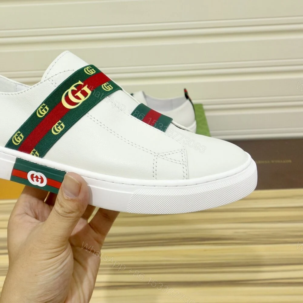 View 5 of Gucci GG Slip On Sneaker White