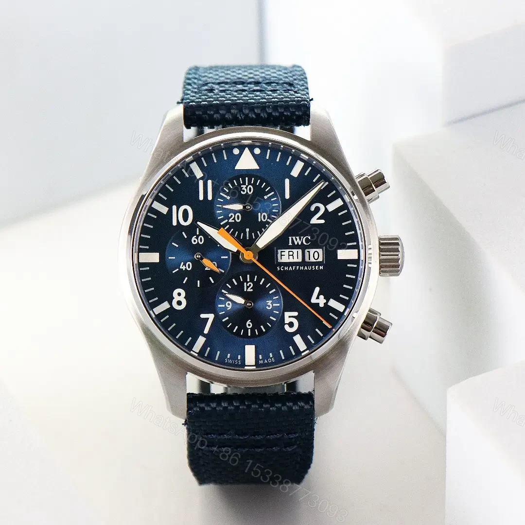 IWC Pilot’s Watch Chronograph Captain Blue / Tmall IW3777-29 — view 1