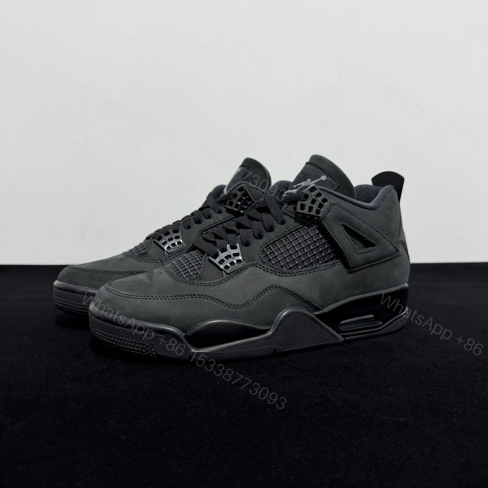 View 8 of Air Jordan 4 Retro Black Cats 2025 Reps