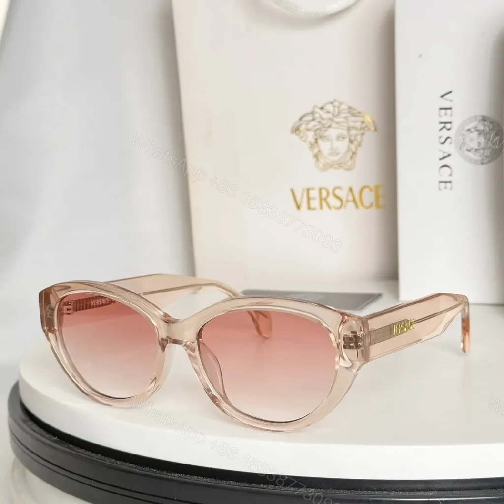 Patterned Frame Sunglasses – Gradient Pink Lenses, Acetate, Luxe Class — view 1