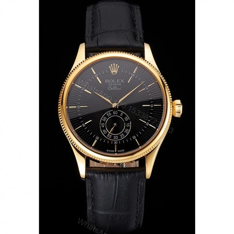 View 2 of Superclone Rolex Cellini Black Dial REP016806