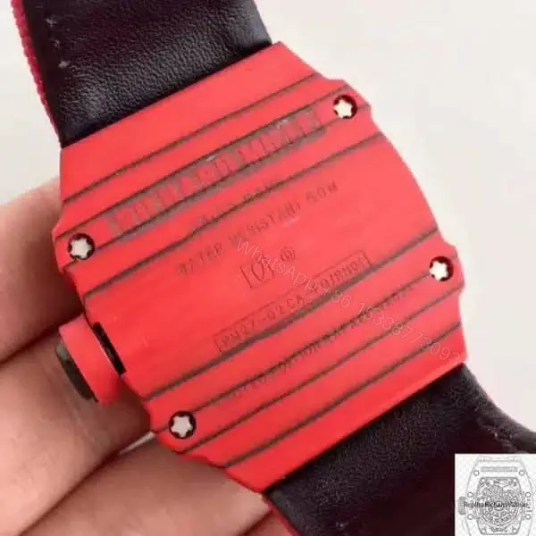 View 4 of Replica Richard Mille 27-03 Red Forged Carbon