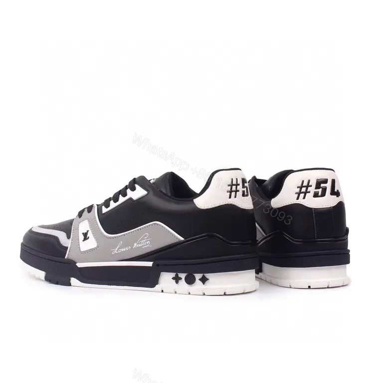 View 2 of Chic LV-Style Slip-On Sneakers: Modern Texture & Detailing