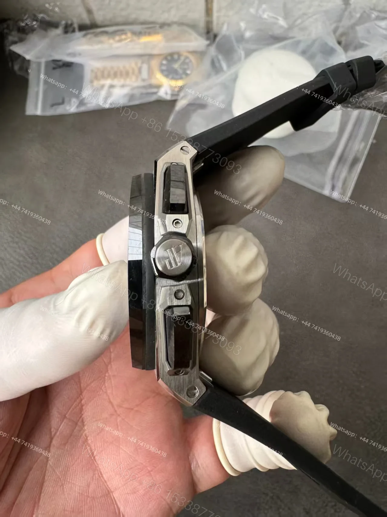 View 13 of Audemars Piguet Super Clone Royal Oak Offshore Black Dial 26420 Chronograph 43mm