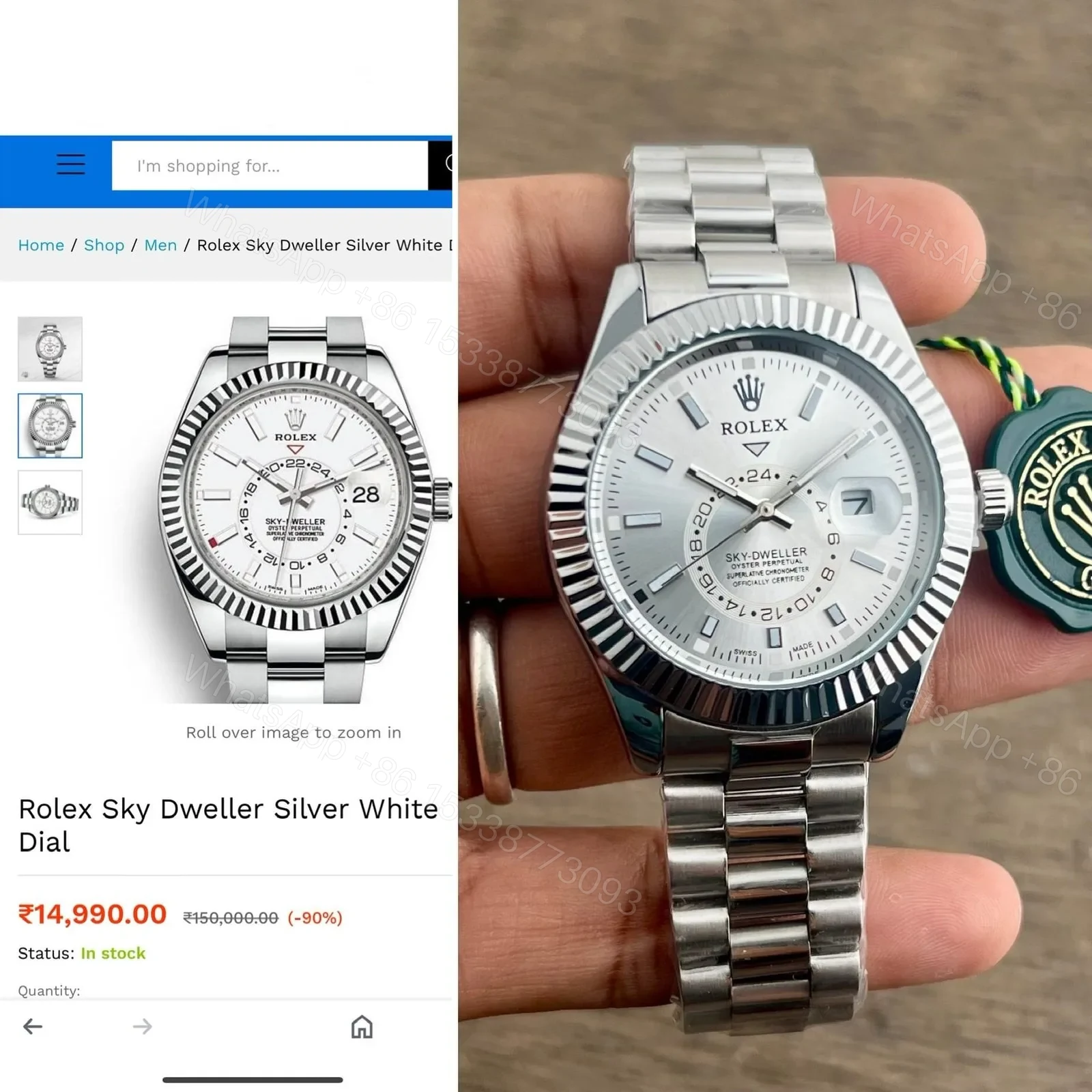 View 6 of Rolex Sky-Dweller Premium – Multi Colours