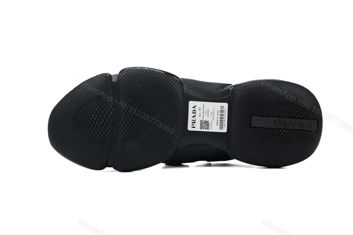 View 5 of Prada Cloudbust Velcro sneakers Black