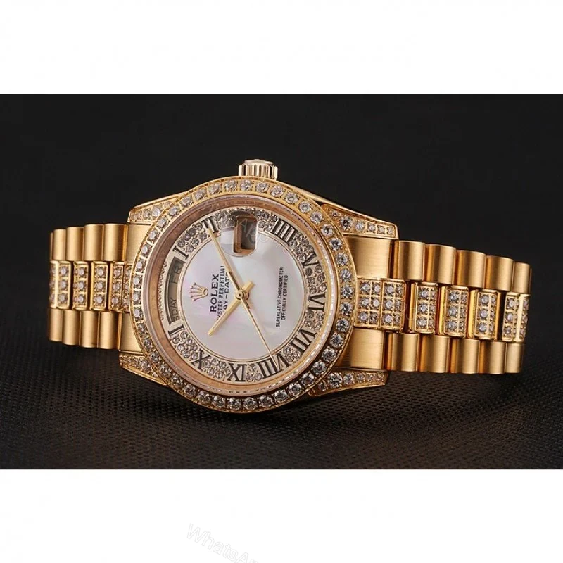 View 3 of Superclone Rolex Day-Date White Dial 1453958 37 mm