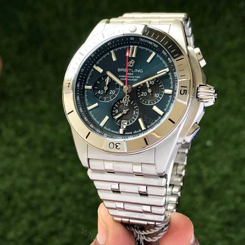 View 3 of Breitling Chronomat B01 Blue Dial 42mm Quartz
