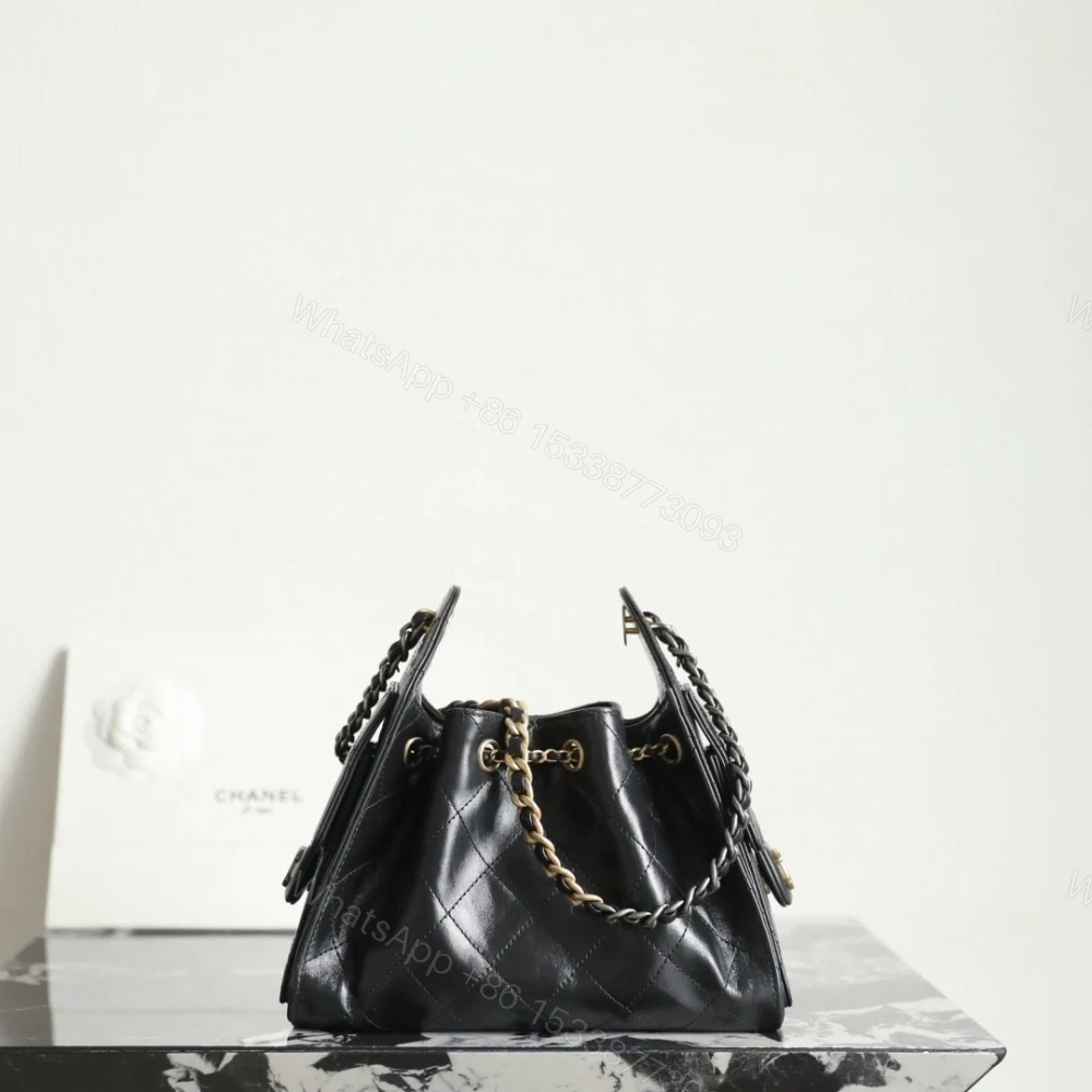 View 2 of 高仿Chanel*26C/25Bag系列AS5631鴛鴦皮穿鏈手袋Mini黑色免檢版