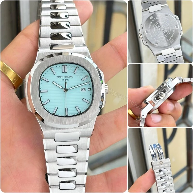 View 4 of Patek Philippe Nautilus 42mm Silver Dial Quartz