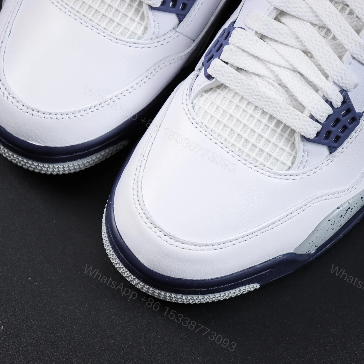 View 5 of Air Jordan 4 Retro Midnight Navy Reps