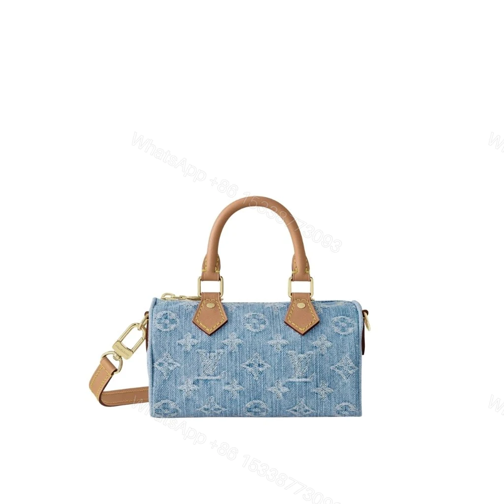 Louis Vuitton Denim Blue Nano Speedy 16Cm M11212 — view 1