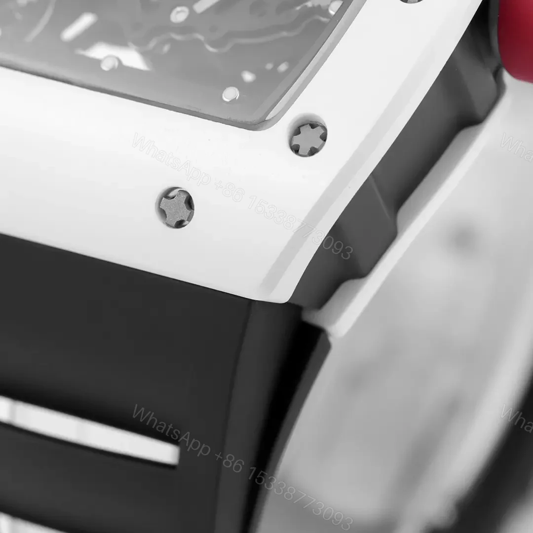 View 4 of KU+ KV-V5 White Ceramic Skeleton Watch