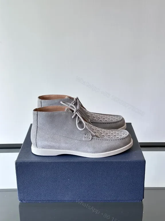 View 9 of Chic Gradient Patterned High-Top Sneakers with Nike-Esque Detailing