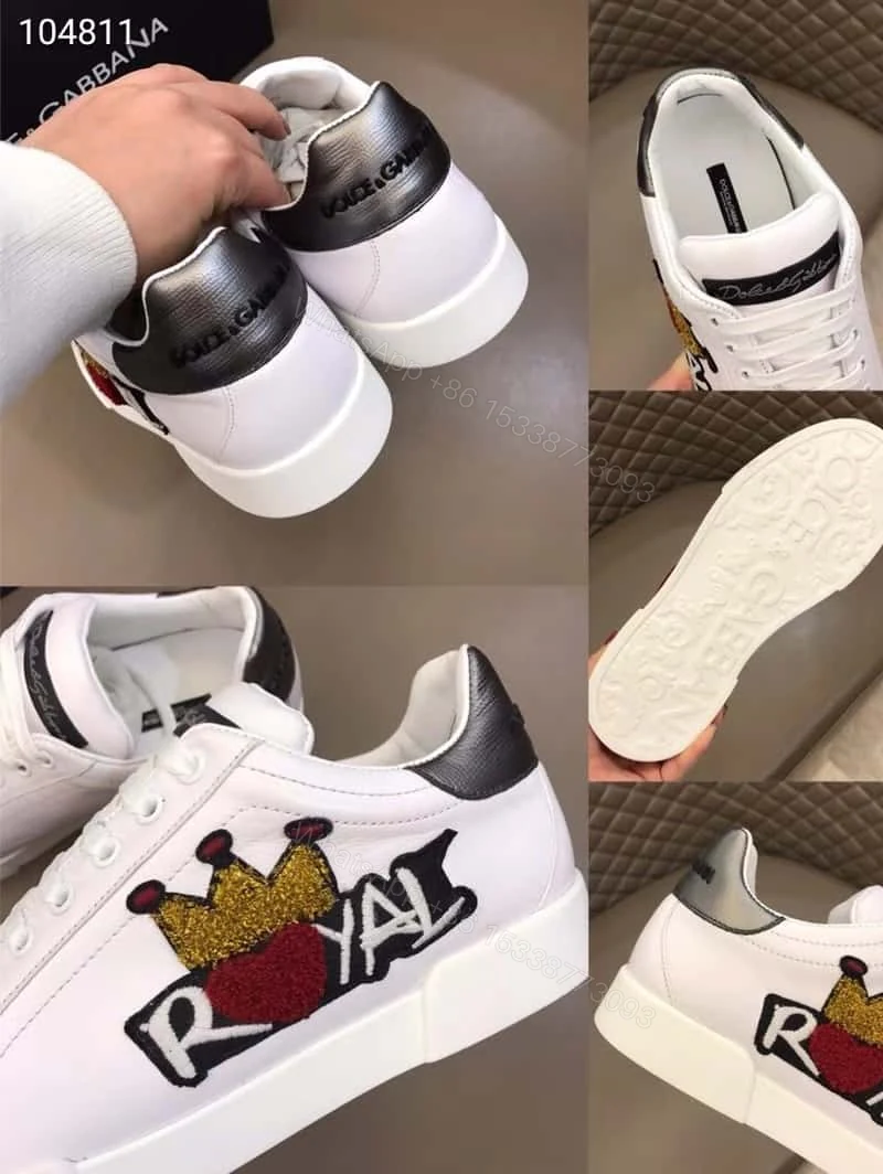 View 3 of DOLCE & GABBANA ROYAL PATCH SNEAKERS – DG4