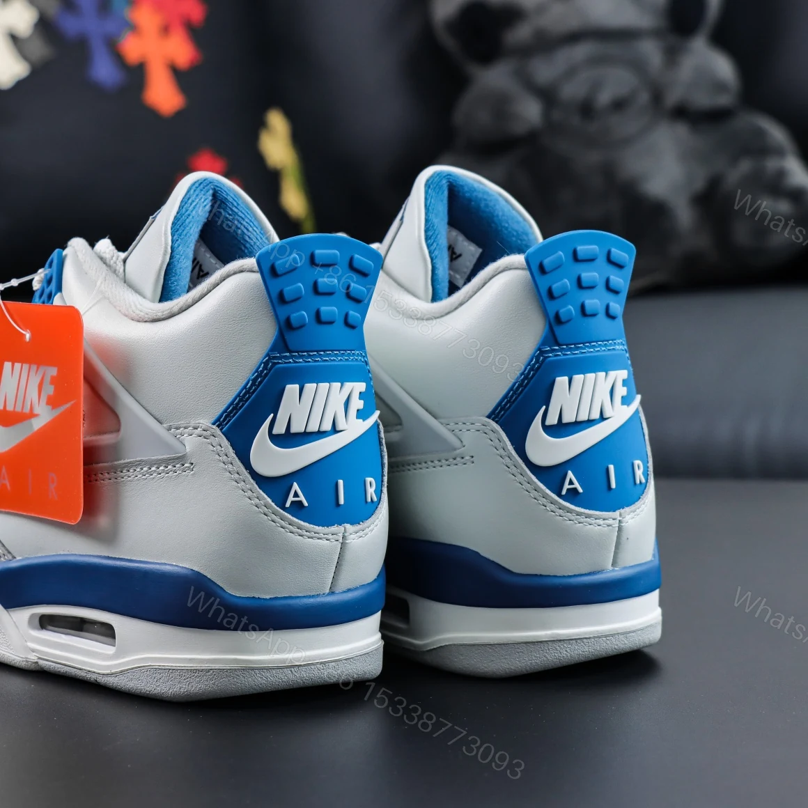 View 6 of Air Jordan 4 Retro Military Blue 2024 Reps