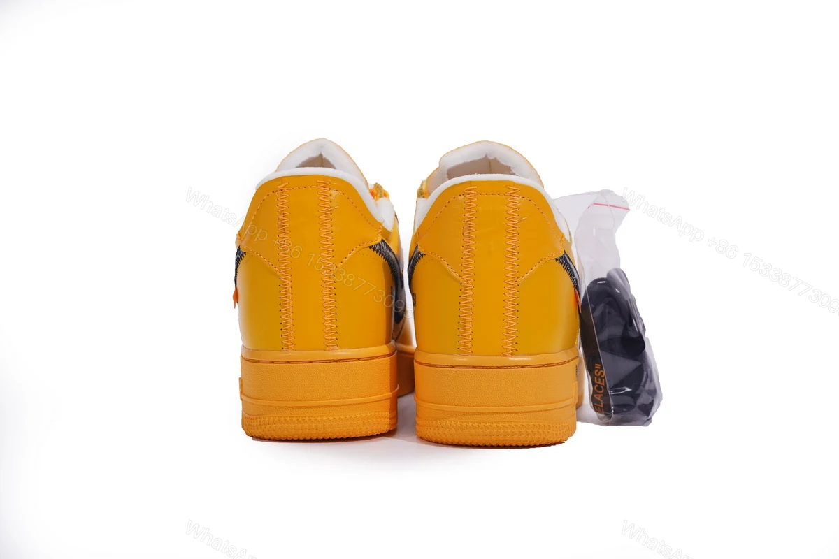 View 2 of Off-White x Nike Air Force 1 Low University Gold DD1876-700