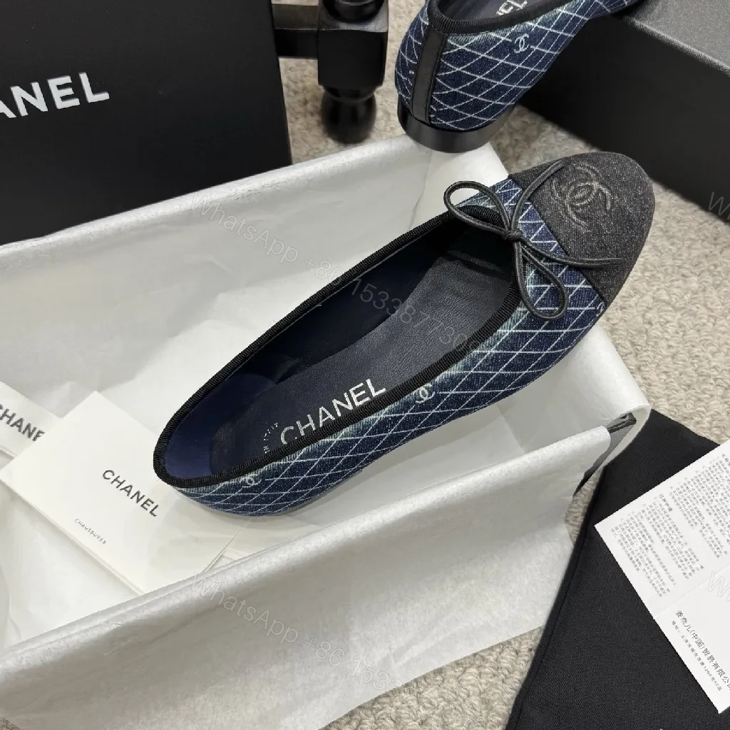 View 7 of Textured Chanel-Inspired Ballet Flats: Polished Everyday Comfort