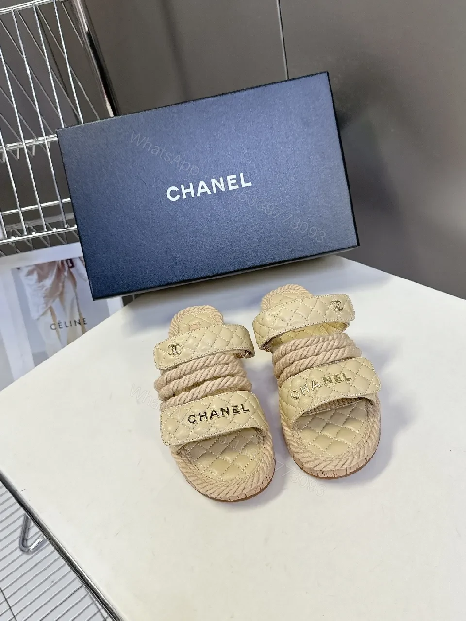 Quilted Sandal with Rope Detail – Elevated Summer Style — view 1