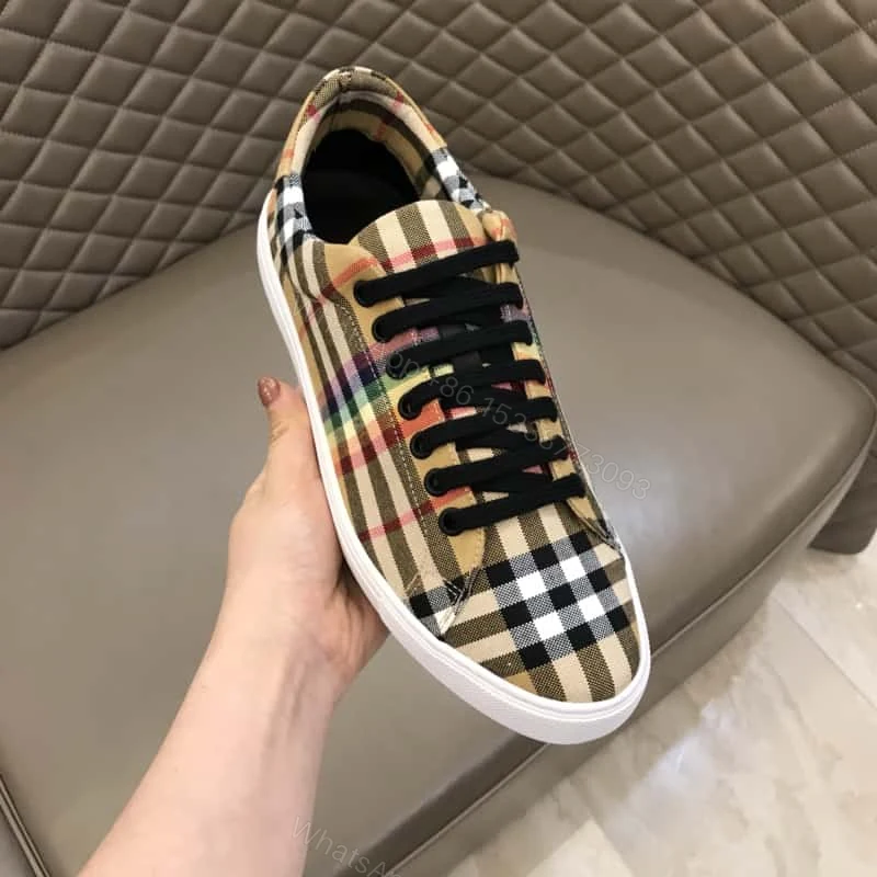 View 7 of BURBERRY RAINBOW VINTAGE CHECK TRAINERS – BBR15