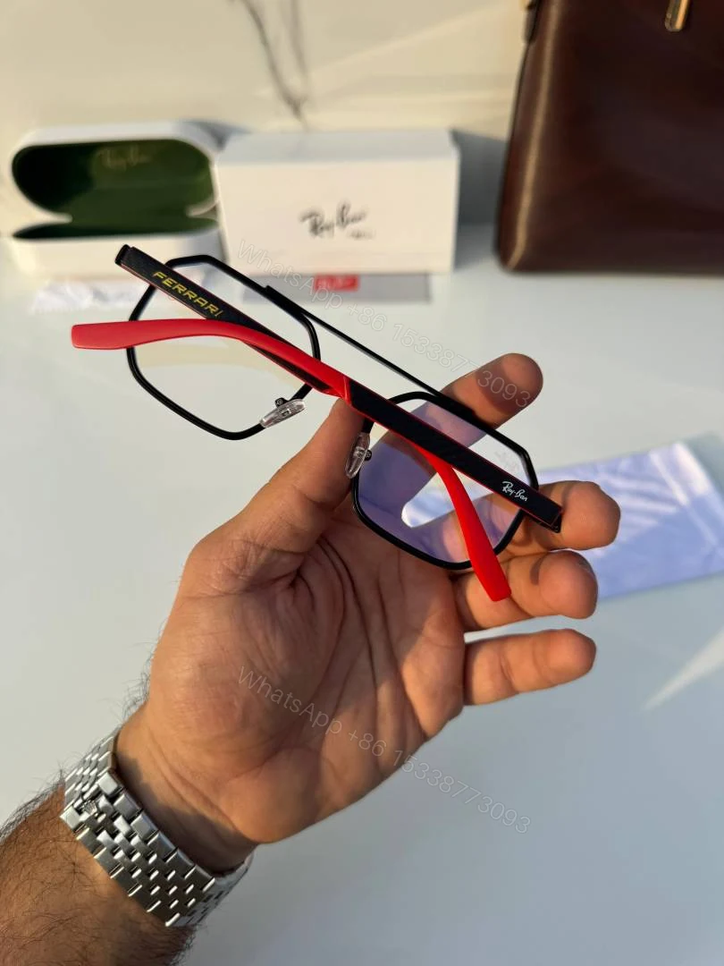 View 4 of First Copy Ray Ban RB8820 Black Plano Sunglasses Online India