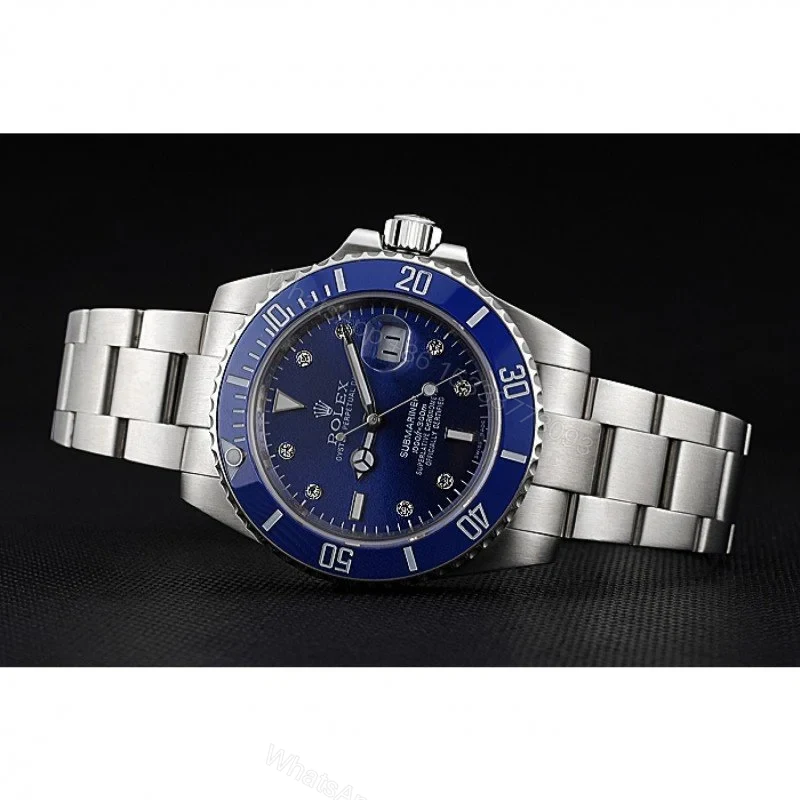 View 5 of Replica Rolex Submariner Blue Dial 622638