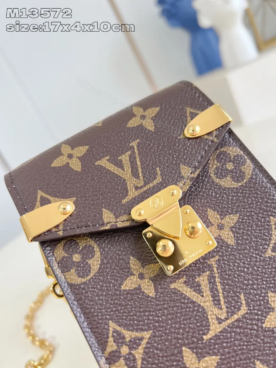 View 4 of Compact Monogram Crossbody: Luxe, Petite, All-Season Security