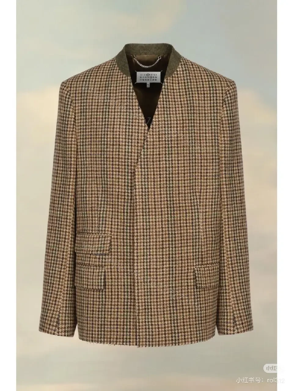 Textured Check Blazer: Modern Tailoring with Supreme Comfort — view 1