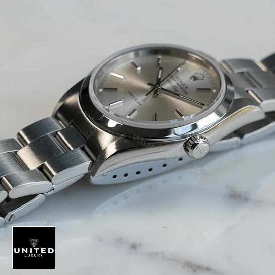 View 5 of Rolex Air King 14000 Stainless Steel White Dial Replica