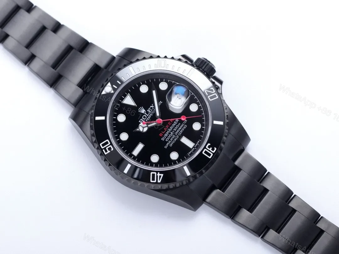 View 3 of OW Factory Clean Factory V9 Rolex Submariner Date Black PVD Stainless Steel Watch – Black Dial