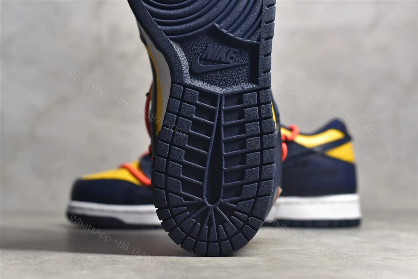 View 8 of Off White X Dunk Low “University Gold” Reps