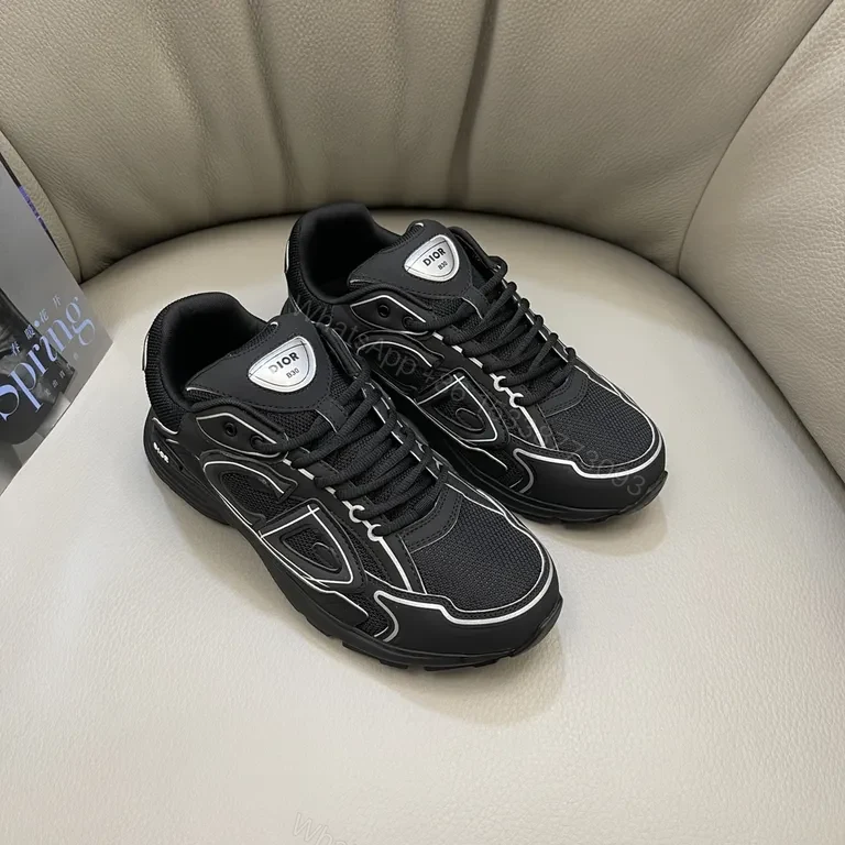 View 9 of Chic Tech-Textured Sneakers: Dior-Inspired, All-Day Comfort